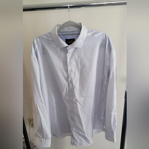 Egara Mens Dress Shirt 2XL Classic Fit Non Iron
